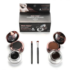 Eyebrow & Eyeliner Cream Powder Set