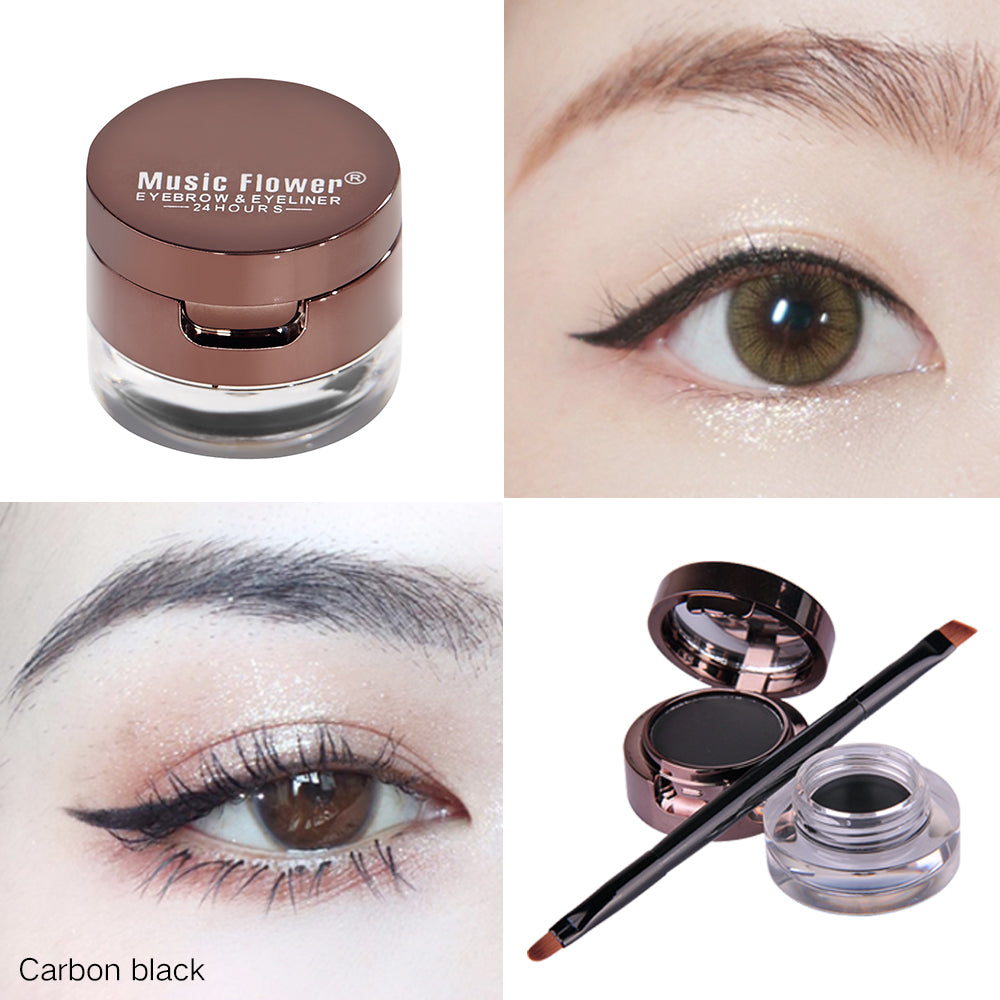 Eyebrow Powder and Gel Eyeliner Duo