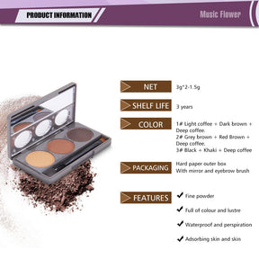 Eyebrow & Liner Powder Palette Kit