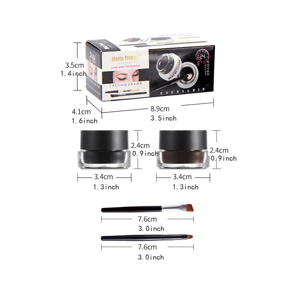 Long-Wear Waterproof Pigment Gel Liner