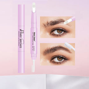 Dual-Ended Long-Lasting Brow Wax Pencil with Brush