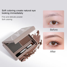 Waterproof Smudge-Proof Eyebrow Powder Palette