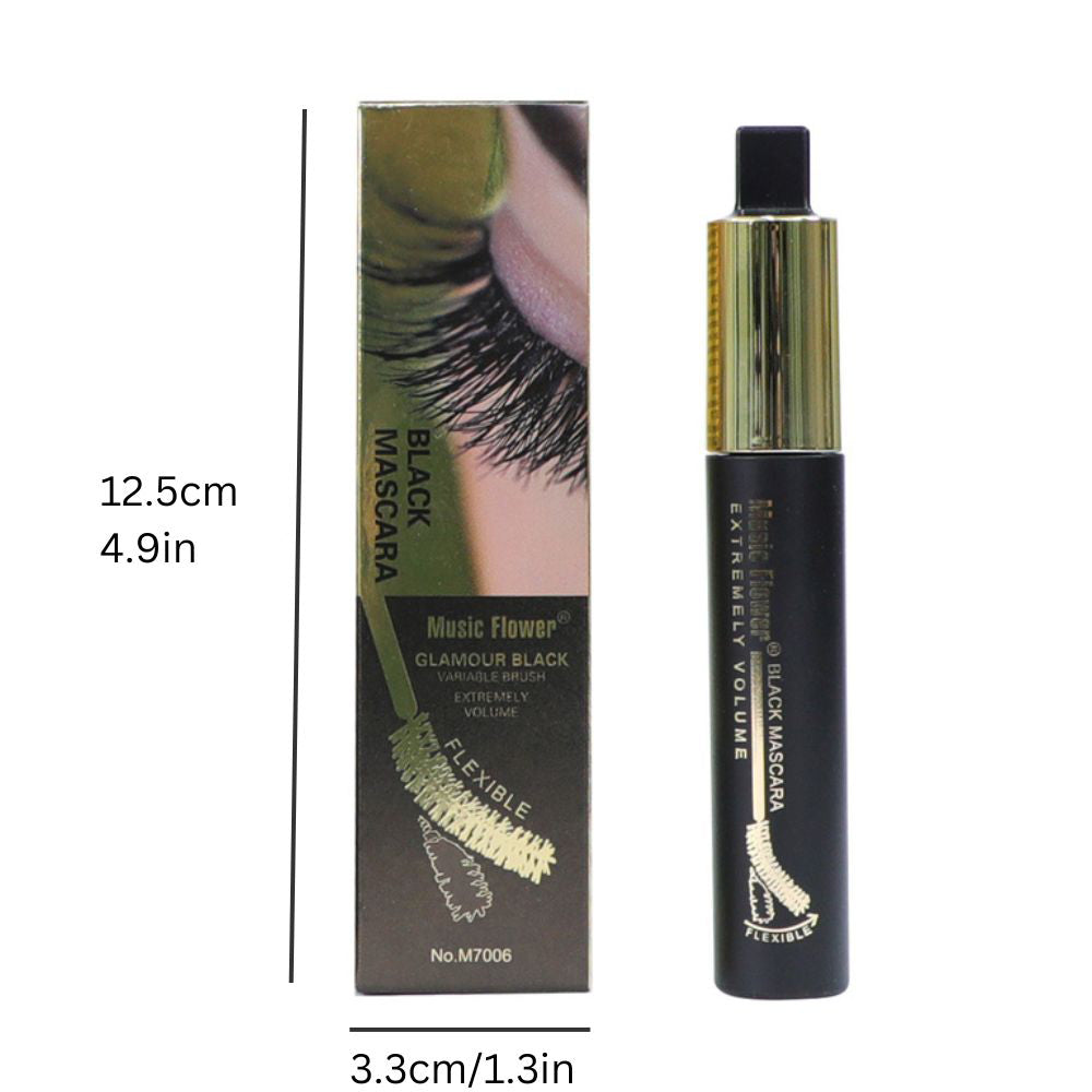 Rotating Brush Head Black Mascara