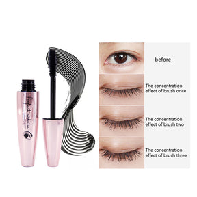 Music Flower Perfect Volume Mascara - Before and After Application