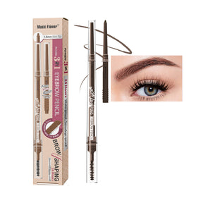 Eyebrow Razor, Pencil, and Brush with Refill: 3-in-1 Eyebrow Kit